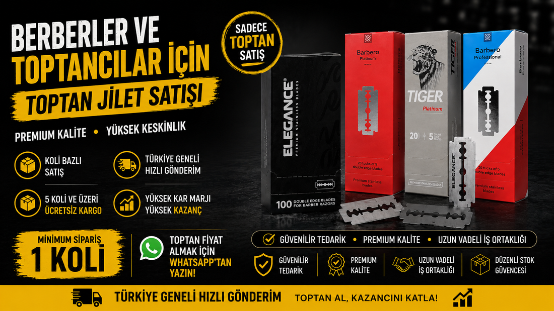 Toptan jilet alırken dikkat edilmesi gerekenler, Elegance, Tiger, Barbero Professional ve Barbero Platinum yaprak jilet ürünleri