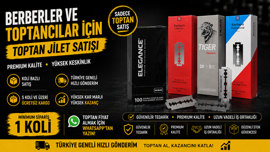 Toptan jilet alırken dikkat edilmesi gerekenler, Elegance, Tiger, Barbero Professional ve Barbero Platinum yaprak jilet ürünleri