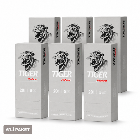 Tiger Platinum  100’lü yaprak jilet 6’lı paket