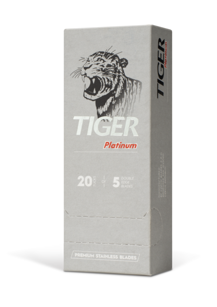 Tiger Platinum çift taraflı jilet kutusu